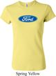 Ladies Ford Shirt Ford Oval Crewneck Tee T-Shirt