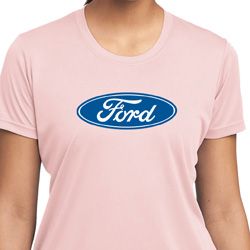 Ladies Ford Shirt Ford Oval Moisture Wicking Tee T-Shirt