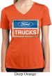 Ladies Ford Shirt Ford Trucks Logo Moisture Wicking V-neck Tee T-Shirt