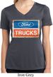 Ladies Ford Shirt Ford Trucks Logo Moisture Wicking V-neck Tee T-Shirt
