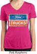 Ladies Ford Shirt Ford Trucks Logo Moisture Wicking V-neck Tee T-Shirt