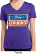 Ladies Ford Shirt Ford Trucks Logo Moisture Wicking V-neck Tee T-Shirt