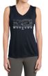 Ladies Ford Shirt Honeycomb Grille Sleeveless Moisture Wicking Tee
