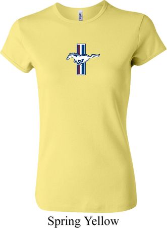 Ladies Ford Shirt Legend Lives Crest Small Print Crewneck Tee T-Shirt