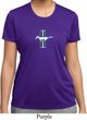 Ladies Ford Shirt Legend Lives Crest Small Print Moisture Wicking Tee