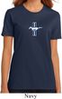 Ladies Ford Shirt Legend Lives Crest Small Print Organic Tee T-Shirt