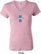 Ladies Ford Shirt Legend Lives Crest Small Print V-neck Tee T-Shirt