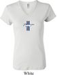 Ladies Ford Shirt Legend Lives Crest Small Print V-neck Tee T-Shirt