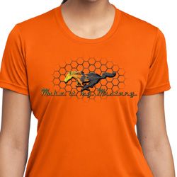 Ladies Ford Shirt Make It My Mustang Moisture Wicking Shirt
