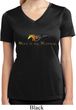 Ladies Ford Shirt Make It My Mustang Moisture Wicking V-neck Shirt
