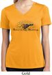 Ladies Ford Shirt Make It My Mustang Moisture Wicking V-neck Shirt