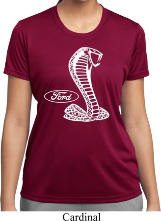 Ladies Ford Shirt Mustang Cobra Moisture Wicking Shirt