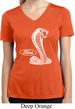 Ladies Ford Shirt Mustang Cobra Moisture Wicking V-neck Shirt