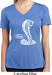Ladies Ford Shirt Mustang Cobra Moisture Wicking V-neck Shirt