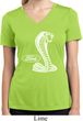Ladies Ford Shirt Mustang Cobra Moisture Wicking V-neck Shirt