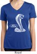Ladies Ford Shirt Mustang Cobra Moisture Wicking V-neck Shirt