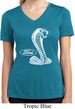 Ladies Ford Shirt Mustang Cobra Moisture Wicking V-neck Shirt