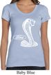 Ladies Ford Shirt Mustang Cobra Scoop Neck Shirt