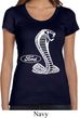 Ladies Ford Shirt Mustang Cobra Scoop Neck Shirt