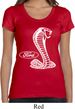 Ladies Ford Shirt Mustang Cobra Scoop Neck Shirt