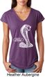 Ladies Ford Shirt Mustang Cobra Tri Blend V-Neck Shirt