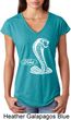 Ladies Ford Shirt Mustang Cobra Tri Blend V-Neck Shirt