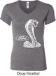 Ladies Ford Shirt Mustang Cobra V-neck Shirt