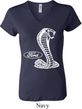 Ladies Ford Shirt Mustang Cobra V-neck Shirt