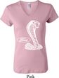 Ladies Ford Shirt Mustang Cobra V-neck Shirt