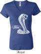 Ladies Ford Shirt Mustang Cobra V-neck Shirt