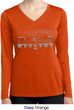 Ladies Ford Shirt Mustang Honeycomb Grille Dry Wicking Long Sleeve