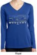 Ladies Ford Shirt Mustang Honeycomb Grille Dry Wicking Long Sleeve