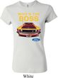 Ladies Ford Shirt Mustang Who's The Boss Crewneck Shirt