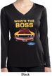 Ladies Ford Shirt Mustang Who's The Boss Dry Wicking Long Sleeve Shirt