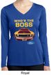 Ladies Ford Shirt Mustang Who's The Boss Dry Wicking Long Sleeve Shirt
