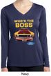Ladies Ford Shirt Mustang Who's The Boss Dry Wicking Long Sleeve Shirt