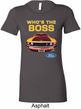 Ladies Ford Shirt Mustang Who's The Boss Longer Length Shirt
