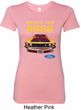 Ladies Ford Shirt Mustang Who's The Boss Longer Length Shirt