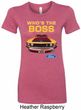 Ladies Ford Shirt Mustang Who's The Boss Longer Length Shirt