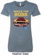 Ladies Ford Shirt Mustang Who's The Boss Longer Length Shirt