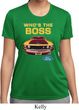 Ladies Ford Shirt Mustang Who's The Boss Moisture Wicking Shirt