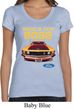 Ladies Ford Shirt Mustang Who's The Boss Scoop Neck Shirt