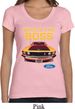 Ladies Ford Shirt Mustang Who's The Boss Scoop Neck Shirt