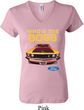 Ladies Ford Shirt Mustang Who's The Boss V-neck Shirt