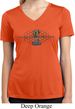 Ladies Ford Shirt Powered By Cobra Moisture Wicking V-neck Shirt