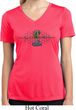 Ladies Ford Shirt Powered By Cobra Moisture Wicking V-neck Shirt