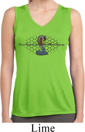 Ladies Ford Shirt Powered By Cobra Sleeveless Moisture Wicking Shirt