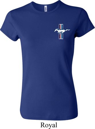 Ladies Ford Shirt The Legend Lives Crest Crewneck Tee T-Shirt