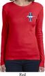 Ladies Ford Shirt The Legend Lives Crest Long Sleeve Tee T-Shirt