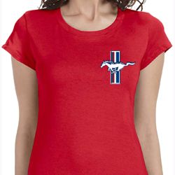 Ladies Ford Shirt The Legend Lives Crest Longer Length Tee T-Shirt Ladies Ford Shirt The Legend Lives Crest Longer Length Tee T-Shirt